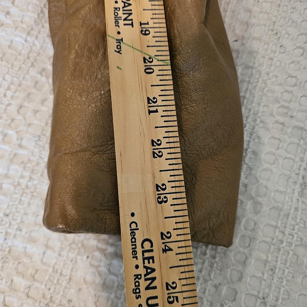 Vintage Neiman Marcus Leather Trench Coat Womens Medium Brown Belted‎ Lined - Picture 11 of 14